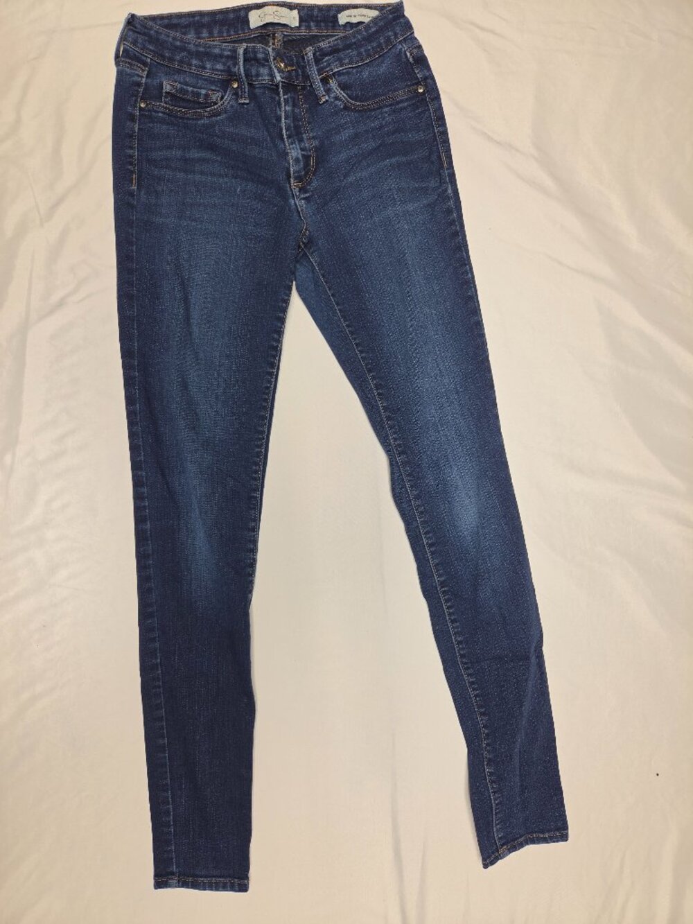 Jessica Simpson Kiss Me Super Skinny Jeans Size 27 Dark Wash